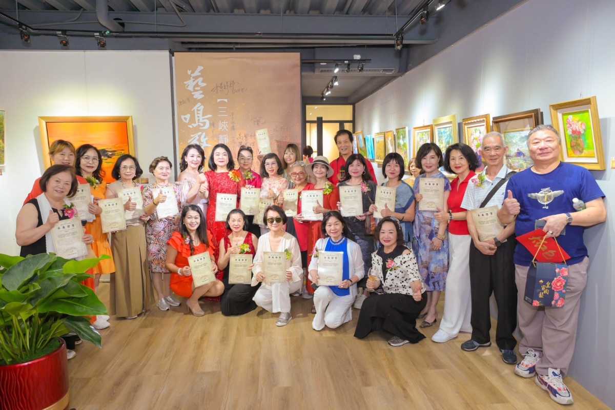 藝術夢想家 藝鳴驚人—三峽靜園聯展　盛大開幕了!